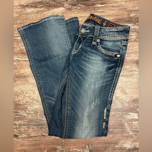 Rock Revival | VGUC Blake Easy Boot Denim Jeans Buckle Rockstar Chic Premium 26